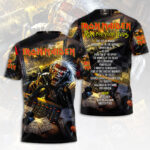 Iron Maiden 2026 World Tour 3D Apparel – HOATT18409