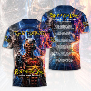 Iron Maiden 2026 World Tour 3D Apparel - HOATT18456