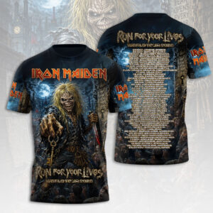 Iron Maiden 2026 World Tour 3D Apparel - HOATT18461