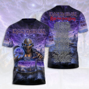 Iron Maiden 2026 World Tour 3D Apparel - HOATT18522