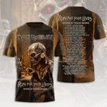 Iron Maiden 2026 World Tour 3D Apparel – HOATT18524