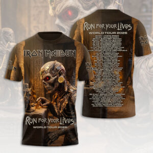 Iron Maiden 2026 World Tour 3D Apparel - HOATT18524