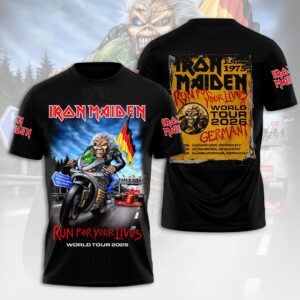 Iron Maiden 2026 World Tour 3D Apparel - HOATT18540