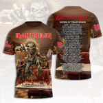 Iron Maiden 2026 World Tour 3D Apparel – HOATT18561