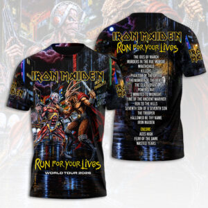 Iron Maiden 2026 World Tour 3D Apparel - HOATT18564