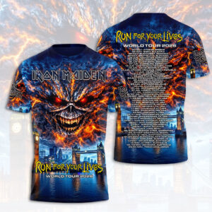 Iron Maiden 2026 World Tour 3D Apparel - HOATT18567