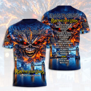 Iron Maiden 2026 World Tour 3D Apparel - HOATT18583