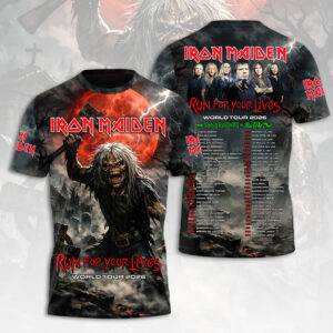 Iron Maiden 2026 World Tour 3D Apparel - HOATT18810