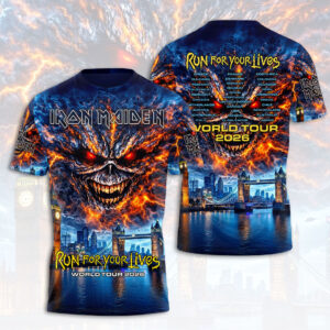Iron Maiden 2026 World Tour 3D Apparel - HOATT18821