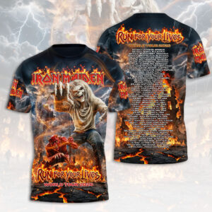 Iron Maiden 2026 World Tour 3D Apparel - HOATT18826