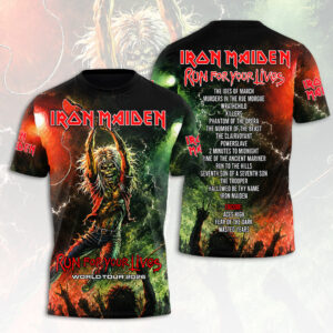 Iron Maiden 2026 World Tour 3D Apparel - HOATT18890