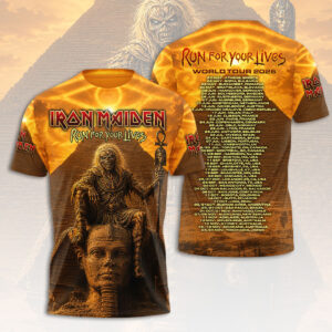 Iron Maiden 2026 World Tour 3D Apparel - HOATT18929