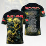 Iron Maiden 2026 World Tour 3D Apparel – HOATT18930