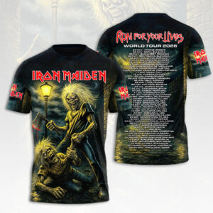 Iron Maiden 2026 World Tour 3D Apparel - HOATT18930