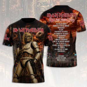 Iron Maiden 2026 World Tour 3D Apparel - HOATT19040