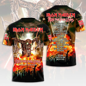 Iron Maiden 2026 World Tour 3D Apparel - HOATT19042