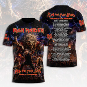 Iron Maiden 2026 World Tour 3D Apparel - HOATT19066