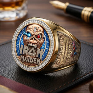 Iron Maiden 3D Engraved Ring - TMTHU7118