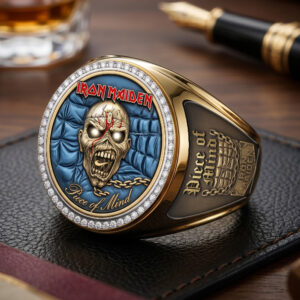 Iron Maiden 3D Engraved Ring - TMTHU7122
