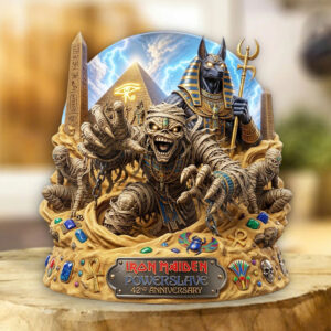 Iron Maiden: Powerslave 42nd Anniversary 2026 Custom Shape Acrylic Plaque - TMTHU6742