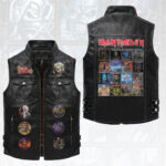 Iron Maiden Premium 2D Sleeveless Leather Vest – HOATT18412