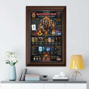 Iron Maiden Rectangle Canvas With Inner Frame - TMTHU7069