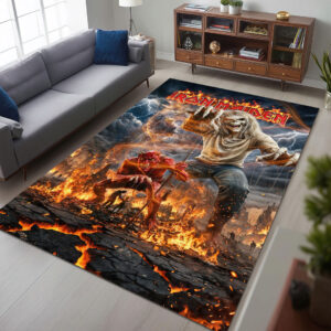 Iron Maiden Rectangular Rug - HOATT18829