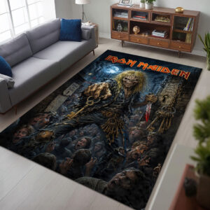 Iron Maiden Rectangular Rug - HOATT18831
