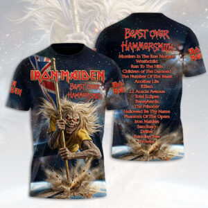 Iron Maiden 2026 World Tour 3D Apparel - HOATT18988