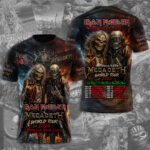 Iron Maiden x Megadeth 2026 World Tour 3D Apparel – TMTHU6875