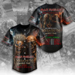 Iron Maiden x Megadeth 2026 World Tour Baseball Jersey – TMTHU6817