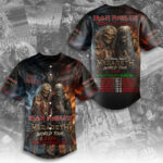 Iron Maiden x Megadeth 2026 World Tour Baseball Jersey – TMTHU7042