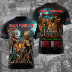 Iron Maiden x Megadeth 3D Apparel – TMTHU6847