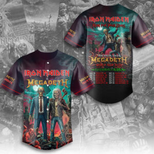 Iron Maiden x Megadeth Baseball Jersey - TMTHU6846