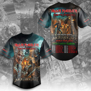 Iron Maiden x Megadeth Baseball Jersey - TMTHU6930
