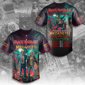 Iron Maiden x Megadeth Baseball Jersey - TMTHU6932