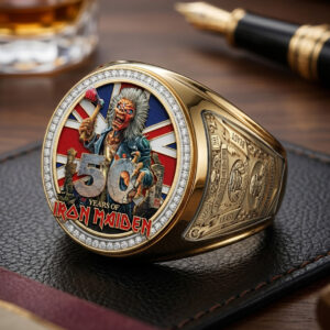 Iron Maiden 3D Engraved Ring - TMTHU7157