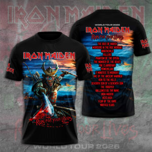 Iron Maiden 2026 World Tour 3D Apparel - GNE6844