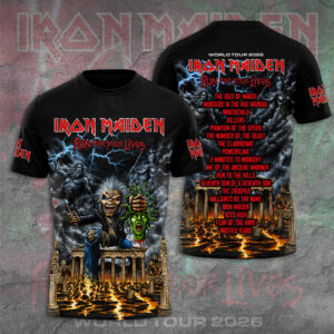 Iron Maiden 2026 World Tour 3D Apparel - GNE6846