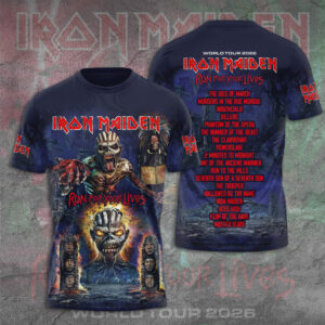 Iron Maiden 2026 World Tour 3D Apparel - GNE6926