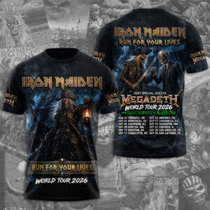 Iron Maiden 2026 World Tour 3D Apparel - TMTHU7138