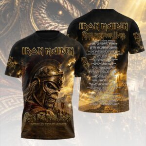 Iron Maiden 2026 World Tour 3D Apparel - HOATT18813