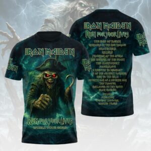 Iron Maiden 2026 World Tour 3D Apparel - HOATT18843
