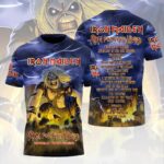 Iron Maiden 2026 World Tour 3D Apparel – HOATT18975