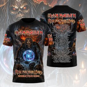Iron Maiden 2026 World Tour 3D Apparel - HOATT19020