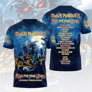 Iron Maiden 2026 World Tour 3D Apparel - HOATT19027