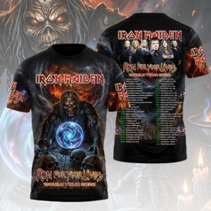 Iron Maiden 2026 World Tour 3D Apparel - HOATT19051