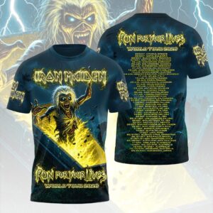 Iron Maiden 2026 World Tour 3D Apparel - HOATT19092
