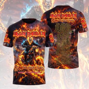 Iron Maiden 2026 World Tour 3D Apparel - HOATT18505