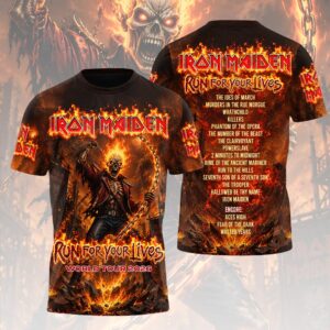 Iron Maiden 2026 World Tour 3D Apparel - HOATT18555